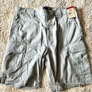 Levis Men's Cargo Shorts Size 36 New With Tags Khaki Green
